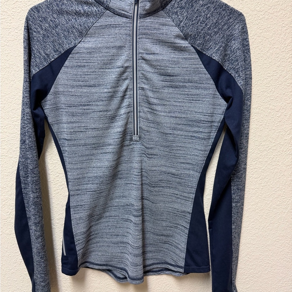 Athleta Navy 1/2 Zip